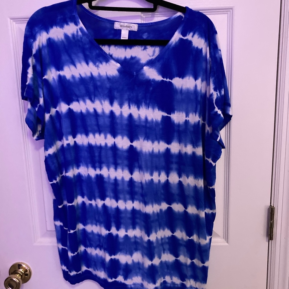 Dress Barn 1X tie-dye T-shirt